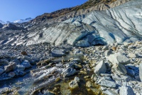 Morteratsch glacier in Pontresina, Switzerland