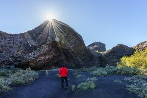 Wanderung am Hljóðaklettar auf Island