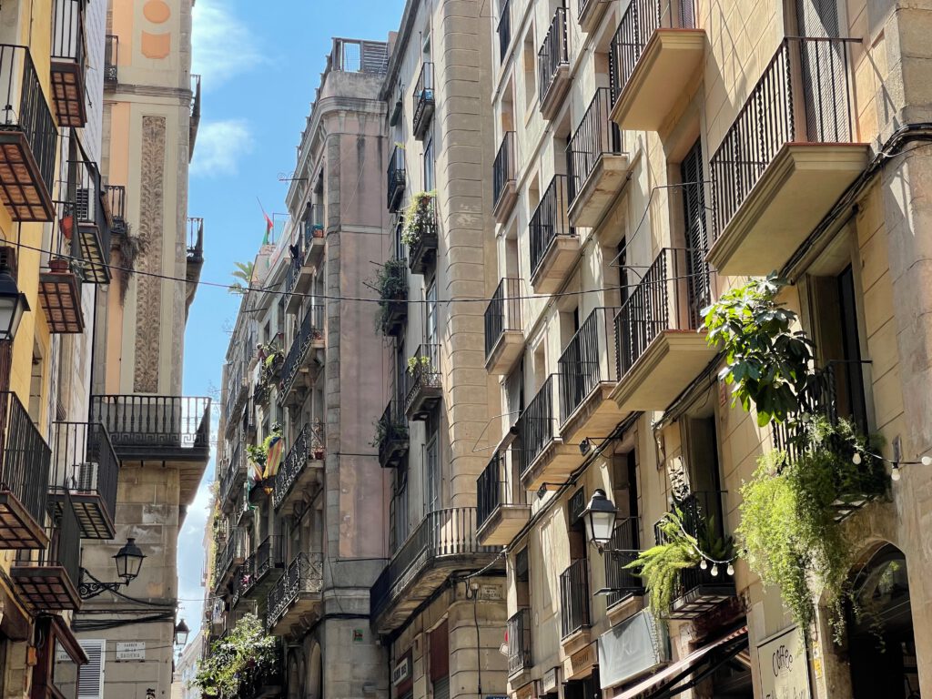 Das gotische Viertel in Barcelona