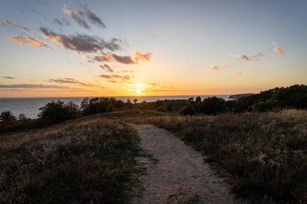 Sonnenuntergang am Mönchsgut