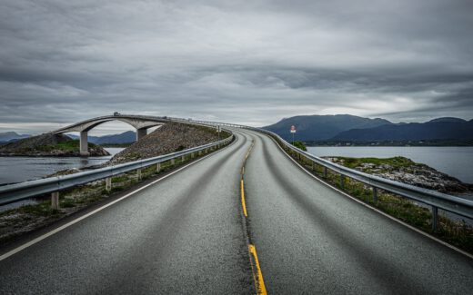Die Atlantic Road in Norwegen