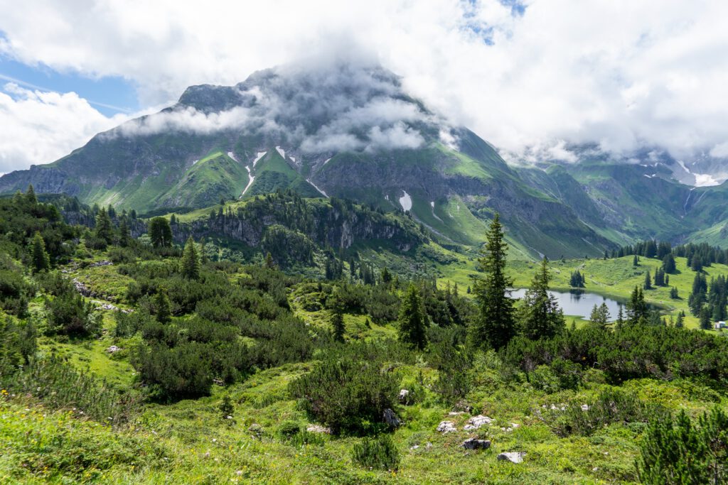 Der Körbersee am Vorarlberg